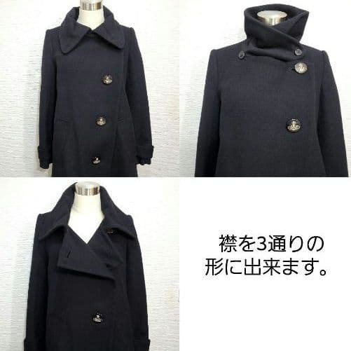 VivienneWestwood 黒 コート サイズ2 Mサイズ オーヴ