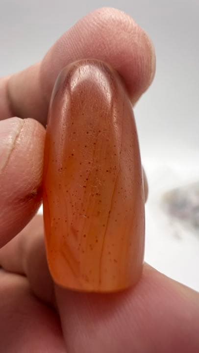 【アンティーク ビーズ】アンティークカーネリアン ビーズ 25.9mm