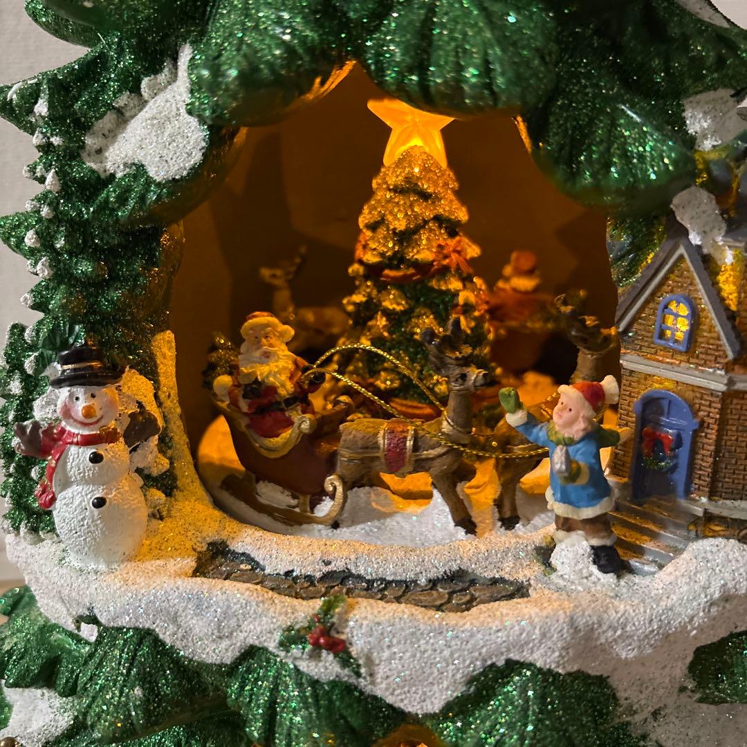 LED Animated Tree クリスマスツリー ジオラマ 音楽 ライト