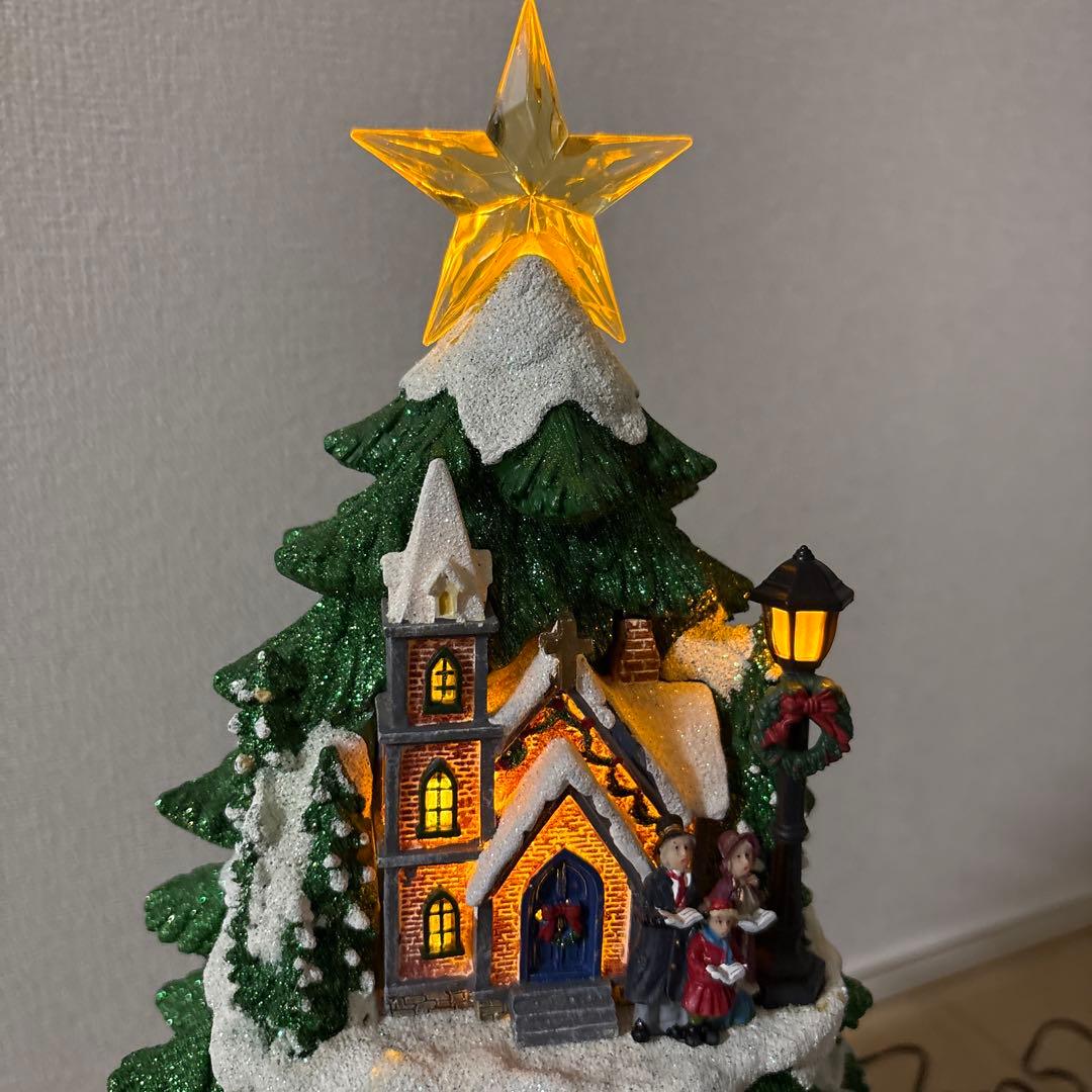 LED Animated Tree クリスマスツリー ジオラマ 音楽 ライト