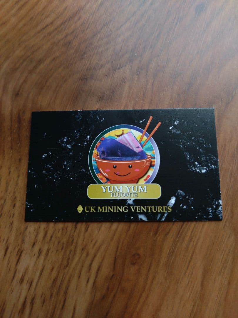 Yum Yum Pocket ③イギリス　フローライト 鉱物　標本