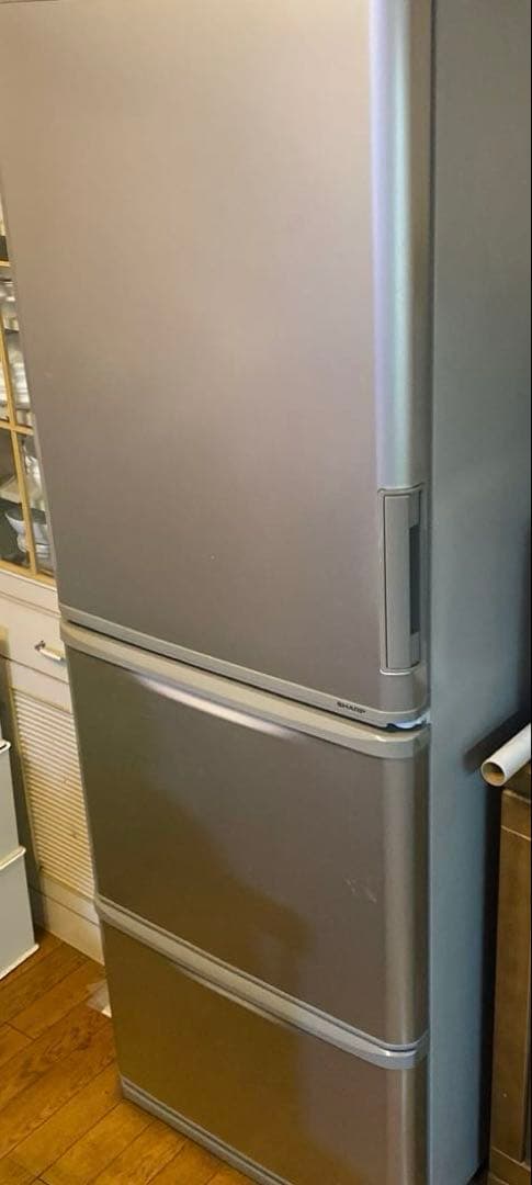 【ジャンク品】SHARP ノンフロン冷凍冷蔵庫 SJ-W352D-N