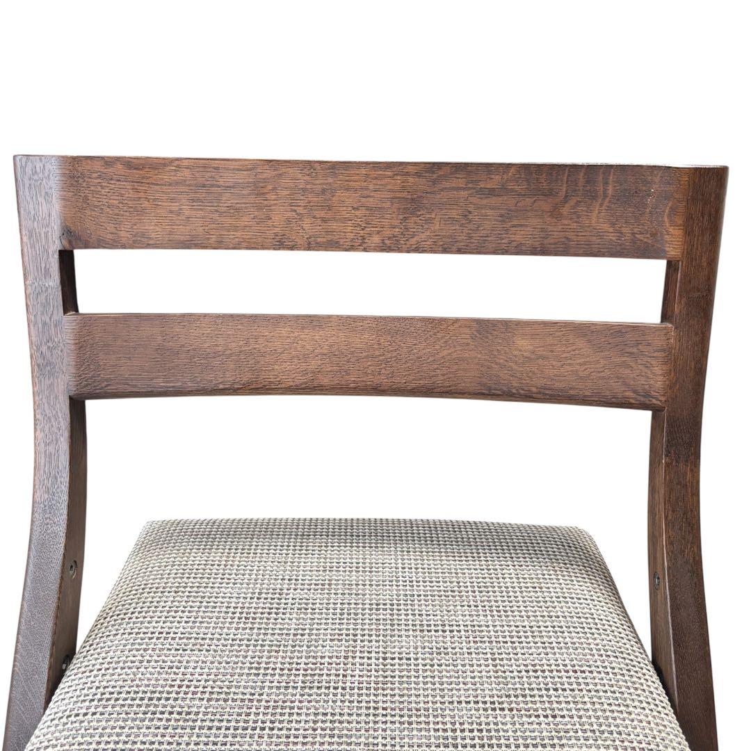 カリモク家具 デスクチェア CU1007 オーク材 学習椅子 高さ調節可