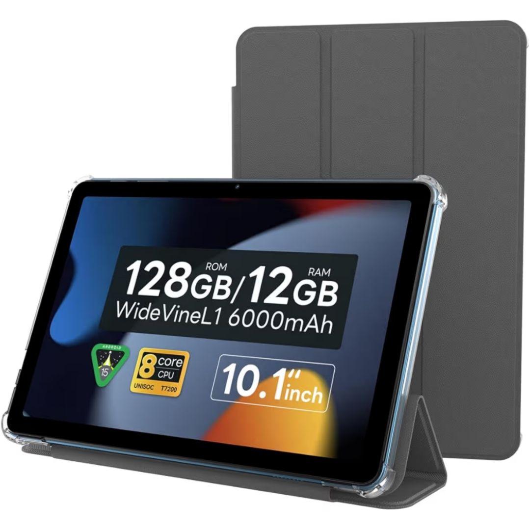 Android16強化版 タブレット10インチ 保護フイルム貼り済み ケース付き