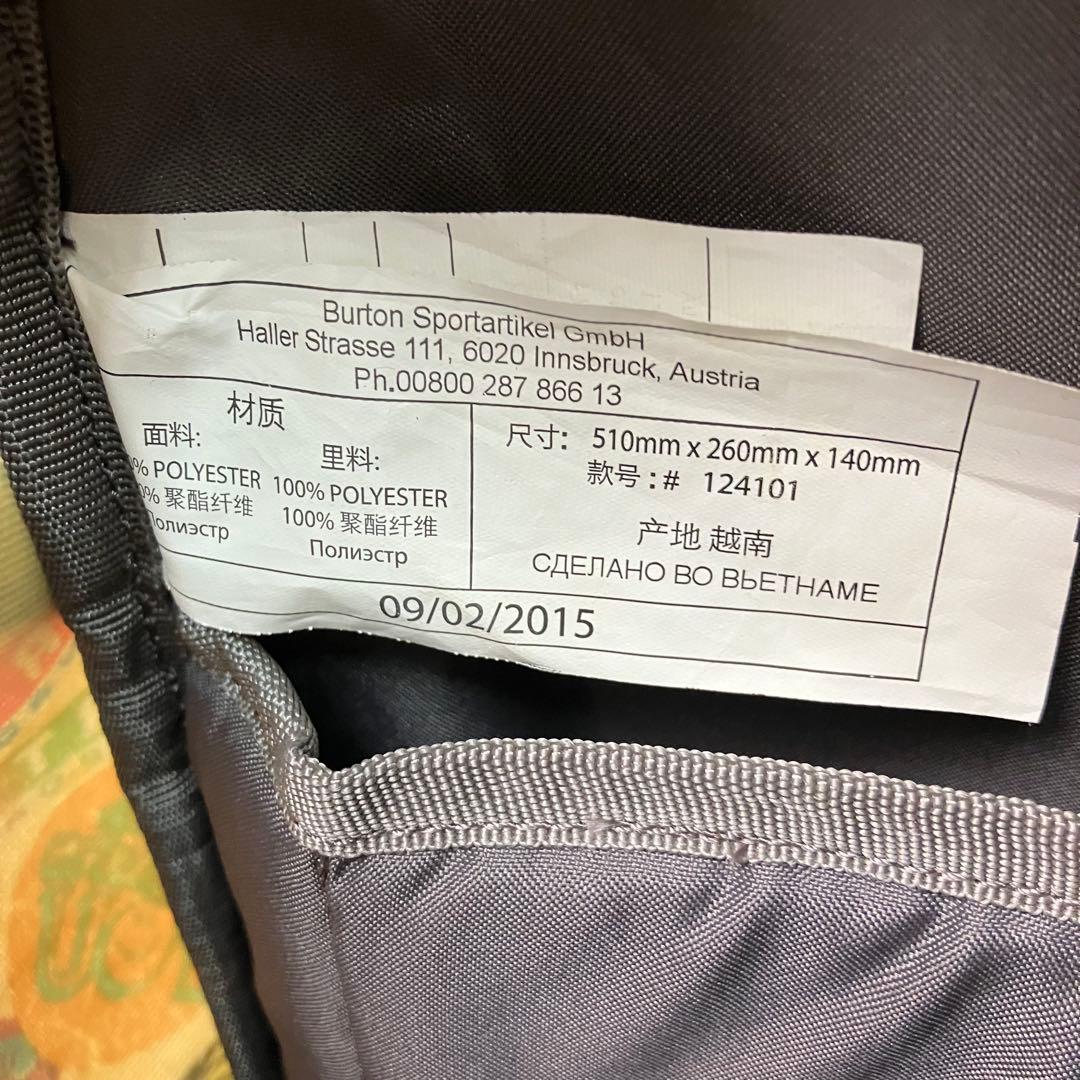 BURTON バートン バックパック リュック 多機能 総柄 ステッカー柄