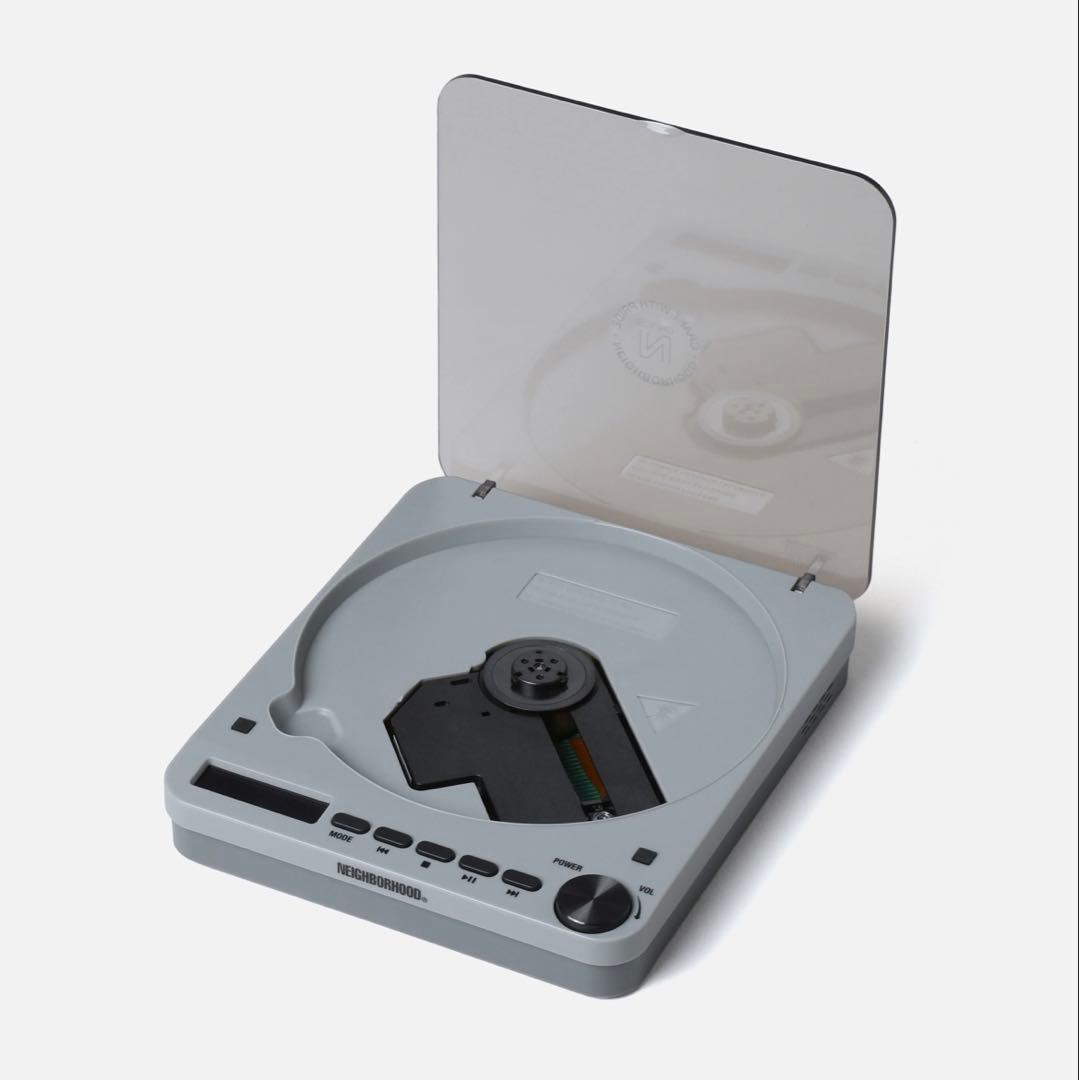 ポータブルCDプレーヤー グレー 新品未使用