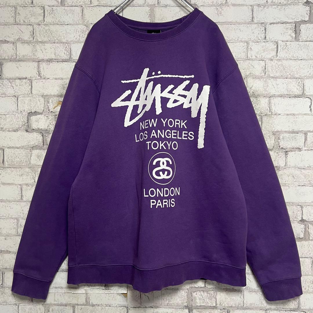 ラビット様　 【希少カラー】STUSSY ステューシー スウェット XL