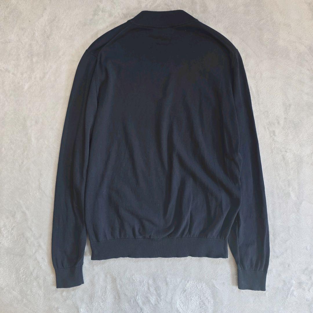 ラルディーニ コットンクレープ モックネックニット 25SS ネイビー