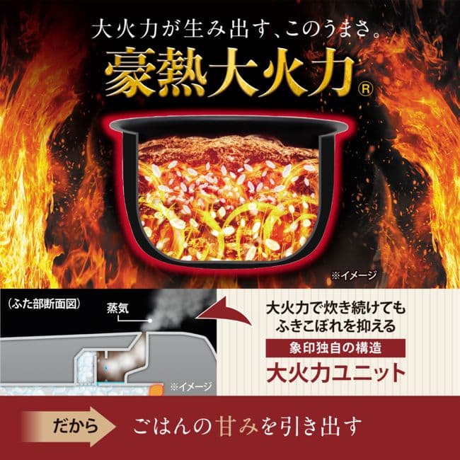 象印 極め炊き 豪炎かまど釜 圧力IH炊飯器 5.5 nwwb10 最新