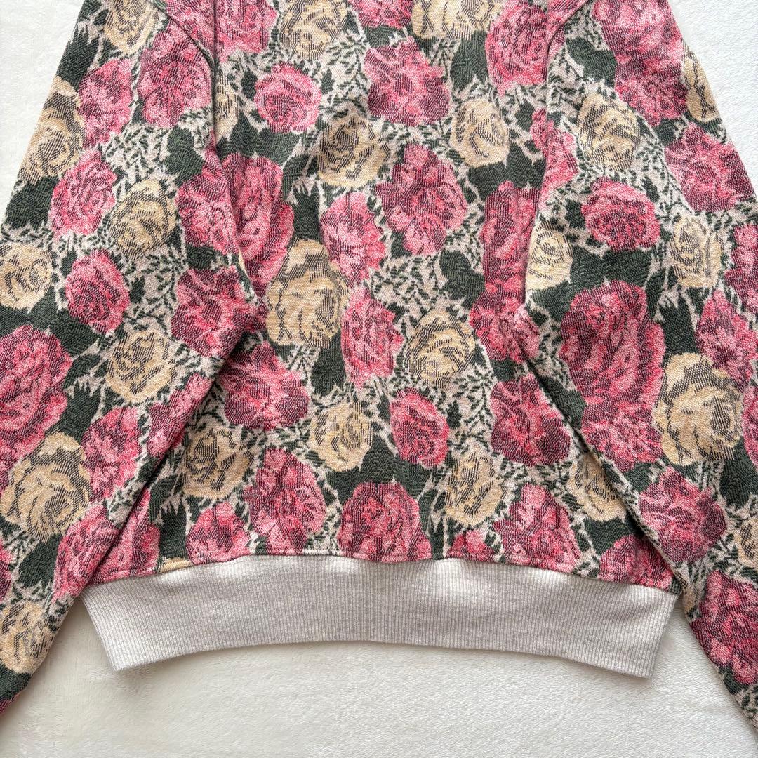 KAPITAL キャピタル ローズ柄 スウェット ゴブラン天竺クルースウェット