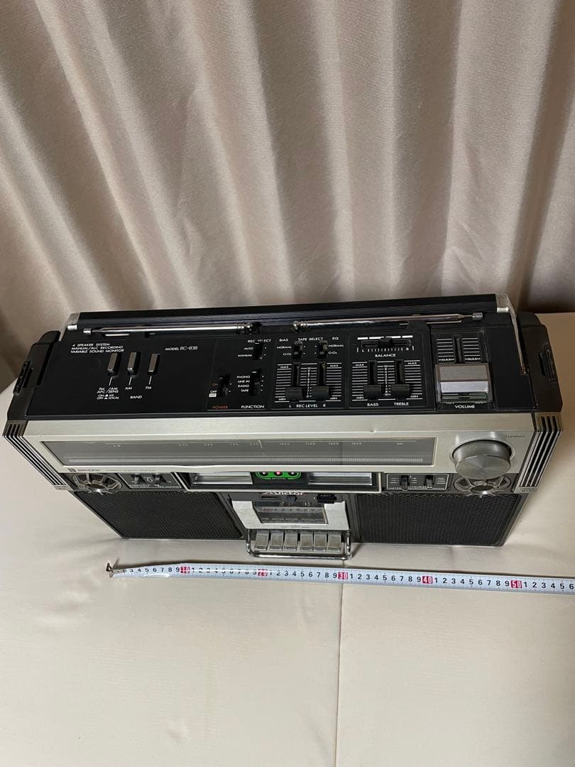 Victor ビクター ラジカセ RC-838 現状品 中古品 昭和レトロ