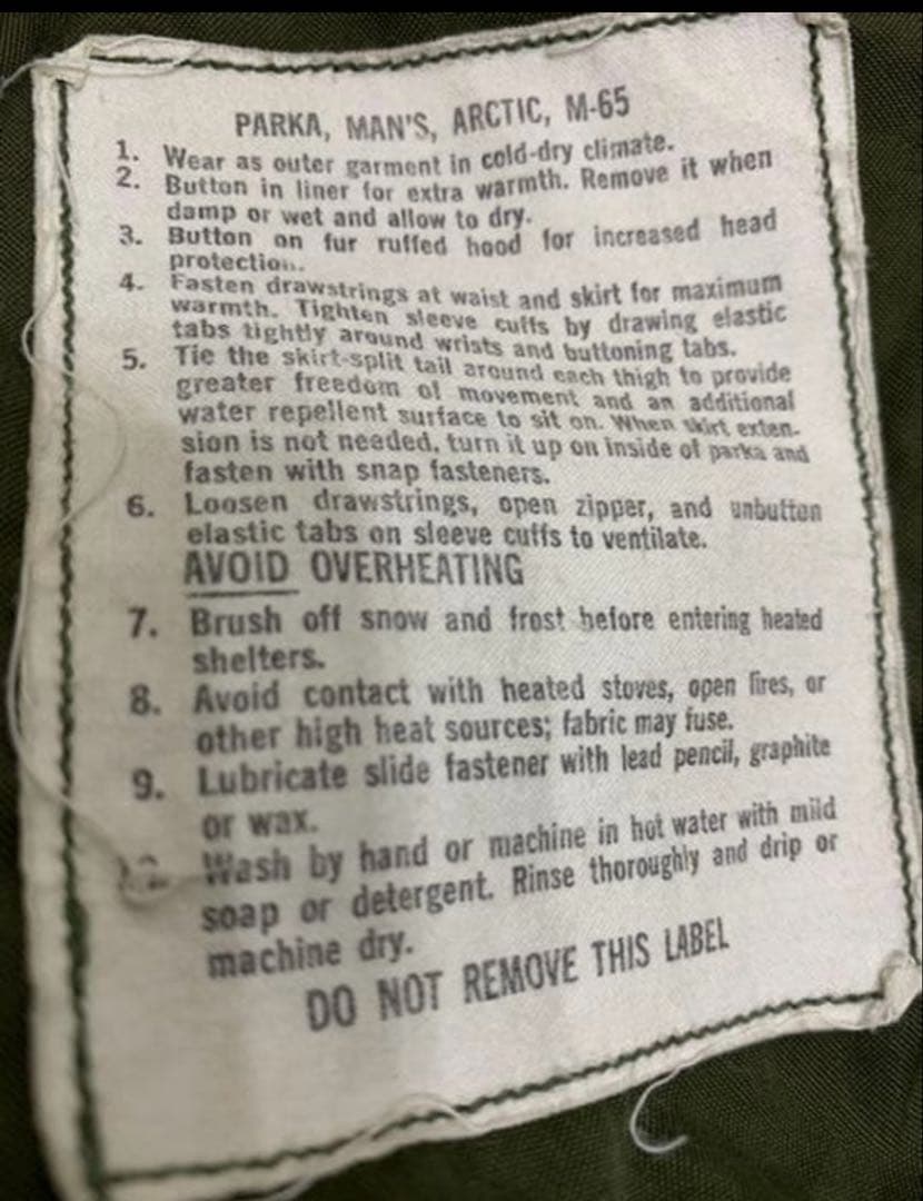 M-65 アルミジップ フルセット フィッシュテールパーカー モッズコート L