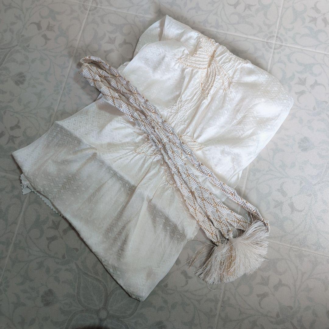 訪問着　フルセット　着物　正絹　たたき染め　白黒　モノトーン　シック　蔦　F5