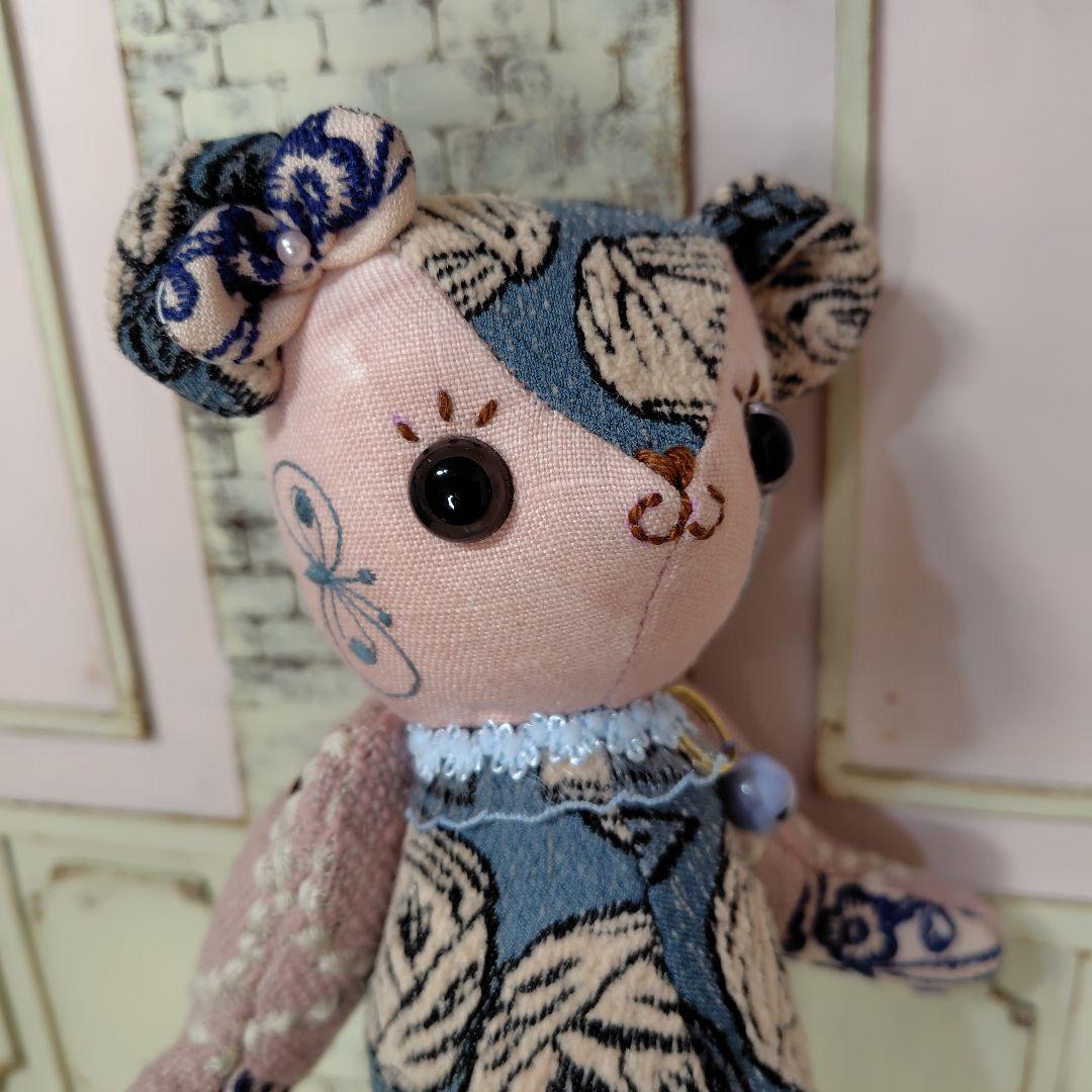 ミナペルホネン＊ハンドメイド＊ぬいぐるみ＊テディベア＊75