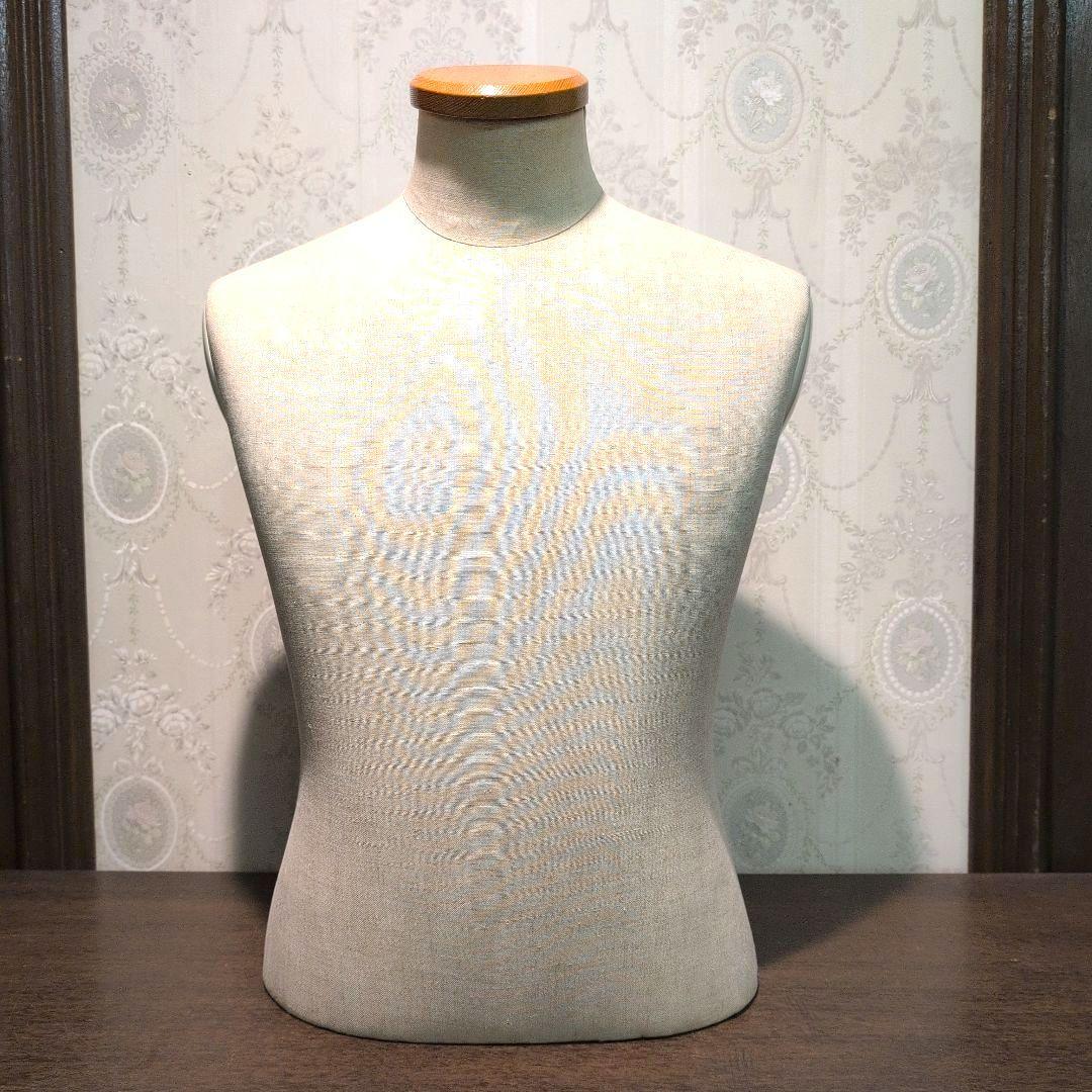 美品 布張り メンズ ヴィンテージ トルソー スタンドなし ３点セット