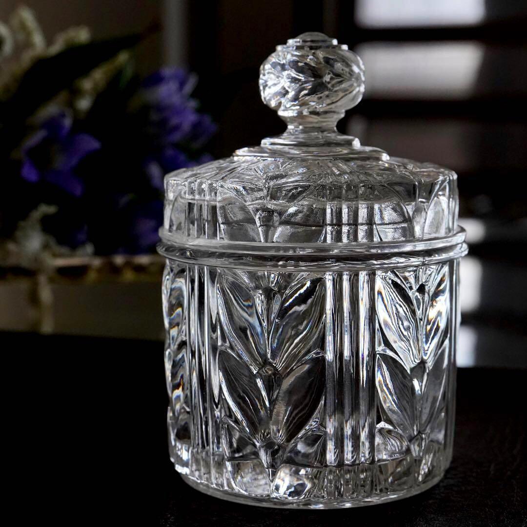 極希少サイズ★美品★オールドバカラ★BACCARAT★ローリエ★小物入れ★レア