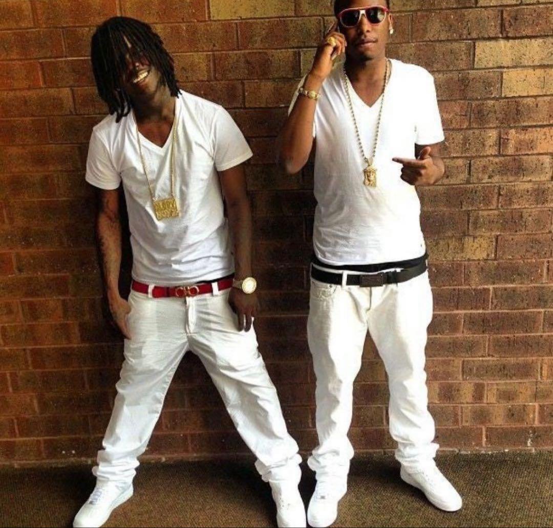 ホワイトフレアデニムパンツ　brrrsos archive SWAG opium