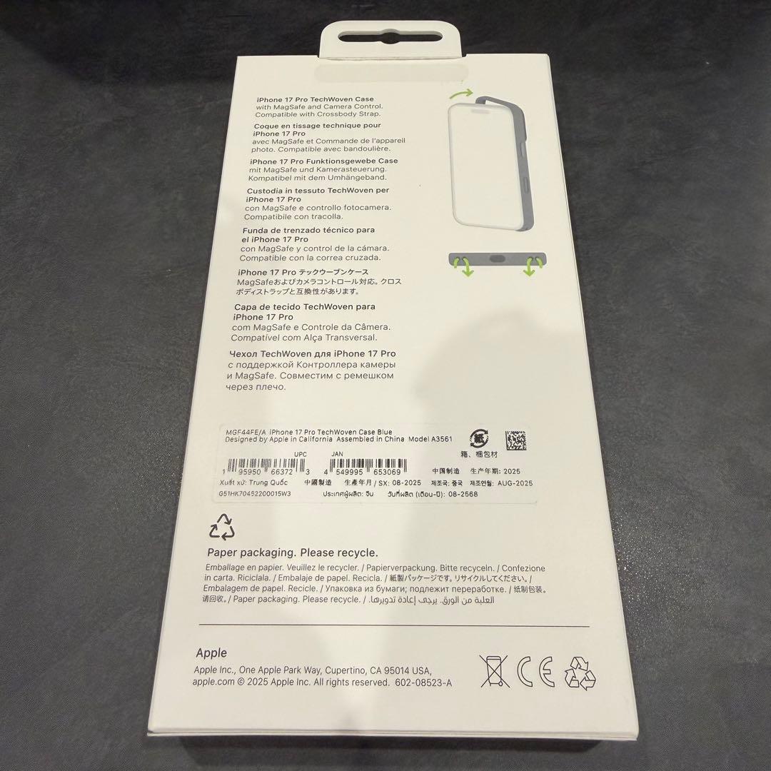 iPhone 17 Pro 用 Tech Woven Case 純正ケース