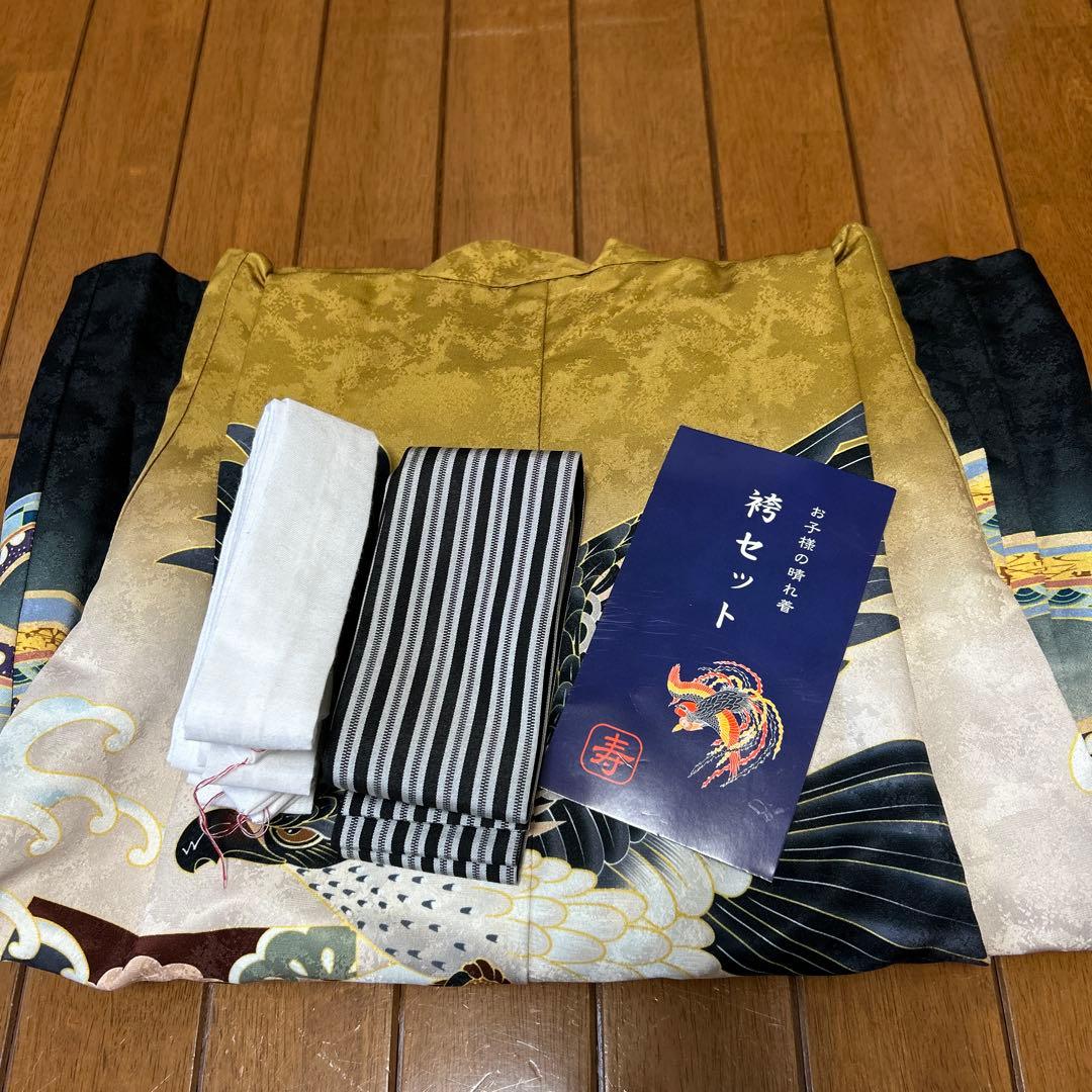 七五三　着物　羽織　袴　男の子　5歳