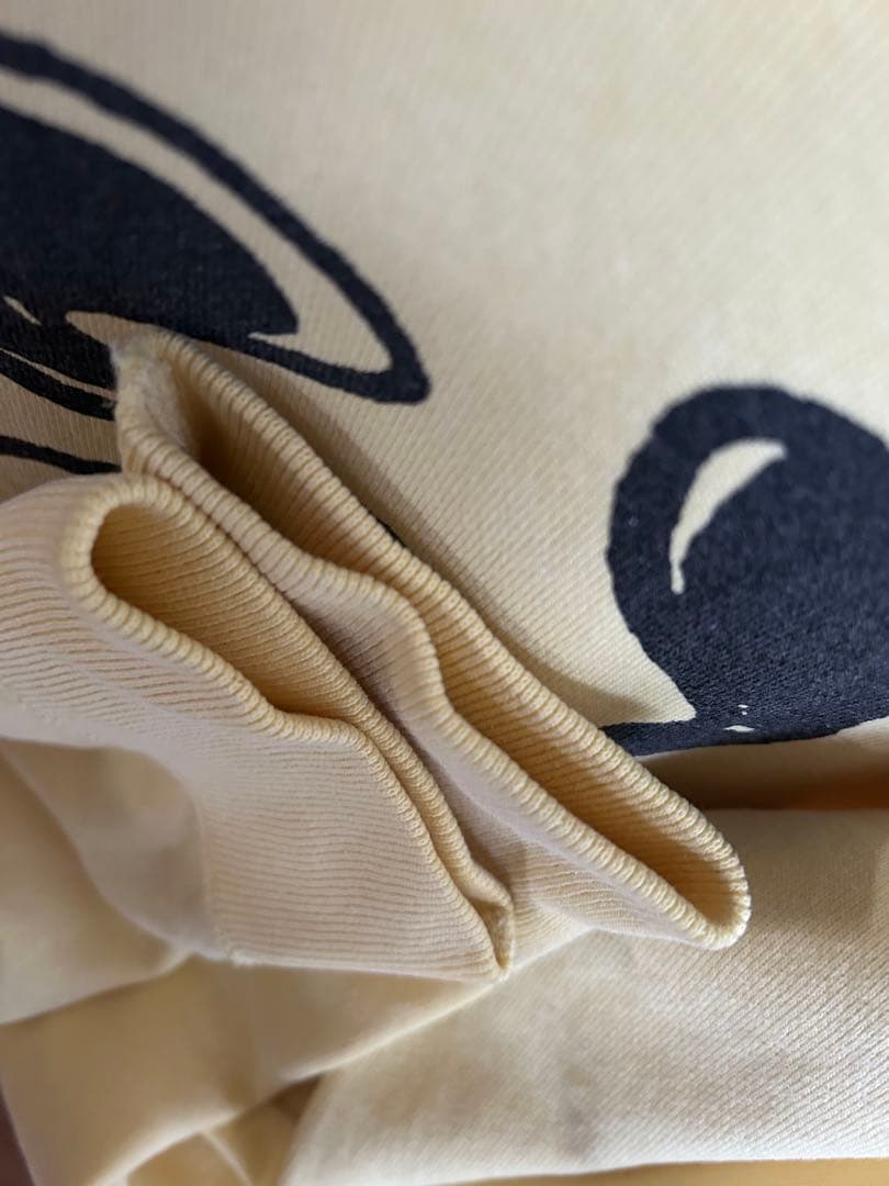 【まどかさん着用】PEANUTS×RHC Sweat 黄色（スヌーピー）xs