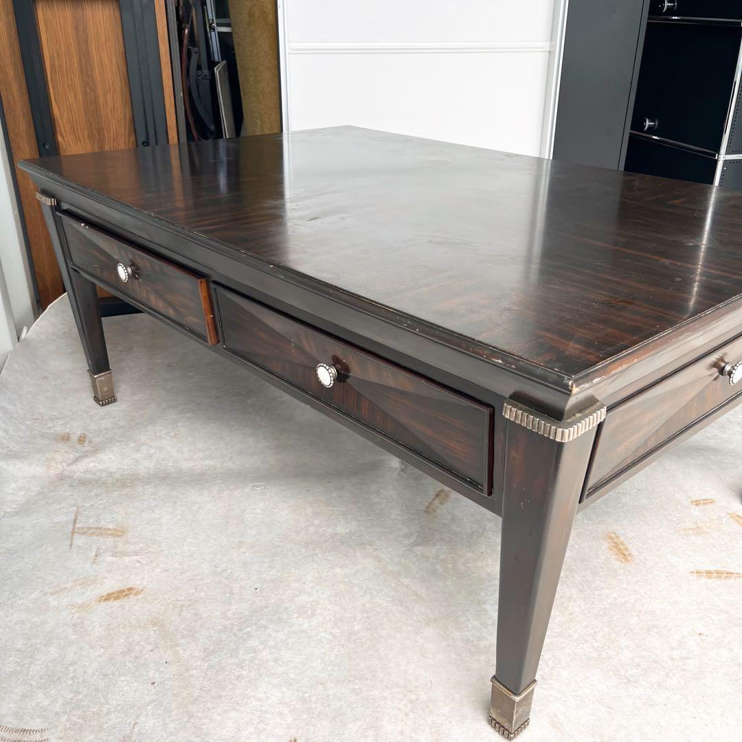 取付無料！メートランドスミス おしゃれアンティーク引き出し付きローテーブル✨