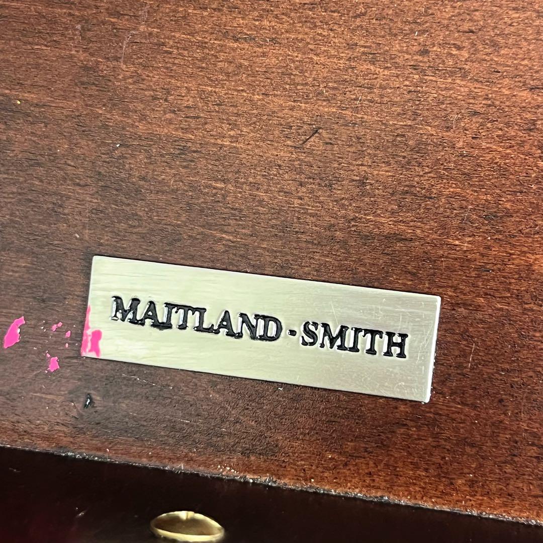 取付無料！メートランドスミス おしゃれアンティーク引き出し付きローテーブル✨