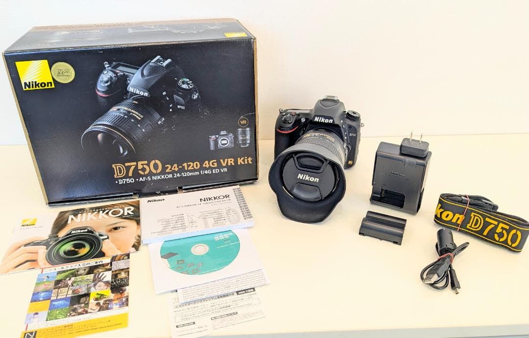 NikonD750 24-120mm f/4G VR シャッター6433回 美品