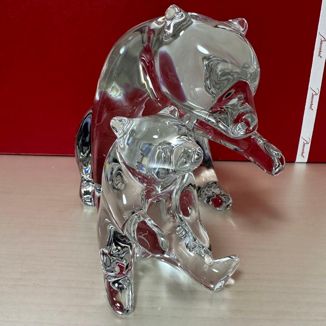 バカラ　親子　クマ　フィギュアリン　美品