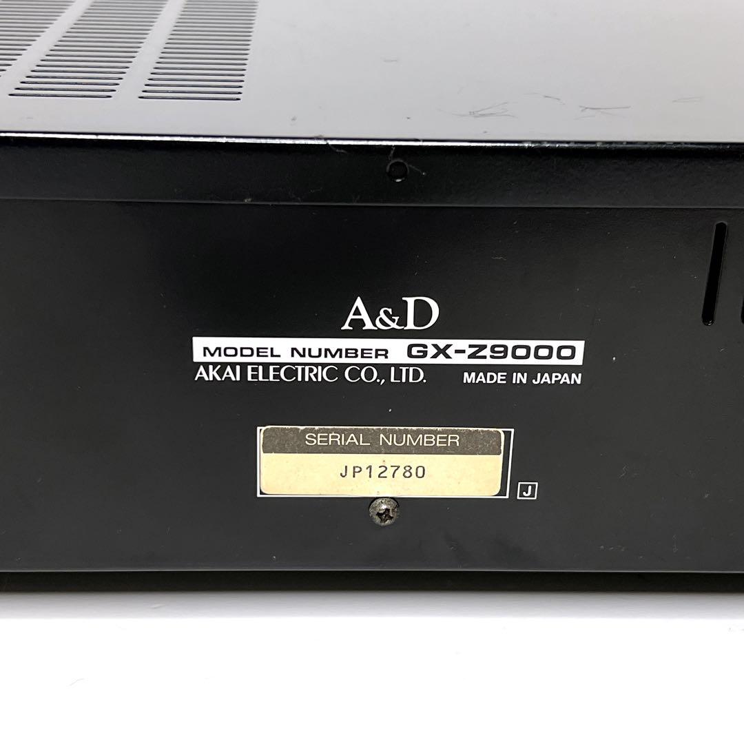 【美品・動作品】 A&D GX-Z9000 カセットデッキ AKAI