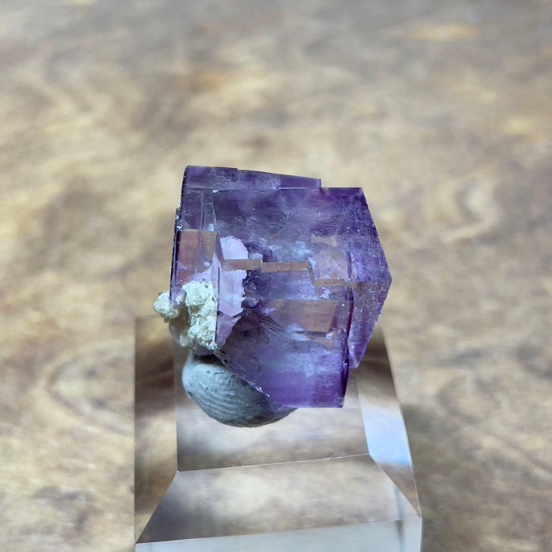 VIP-1003 中国　ヤオガンシャン産　フローライト原石＊ハイクリアパープル