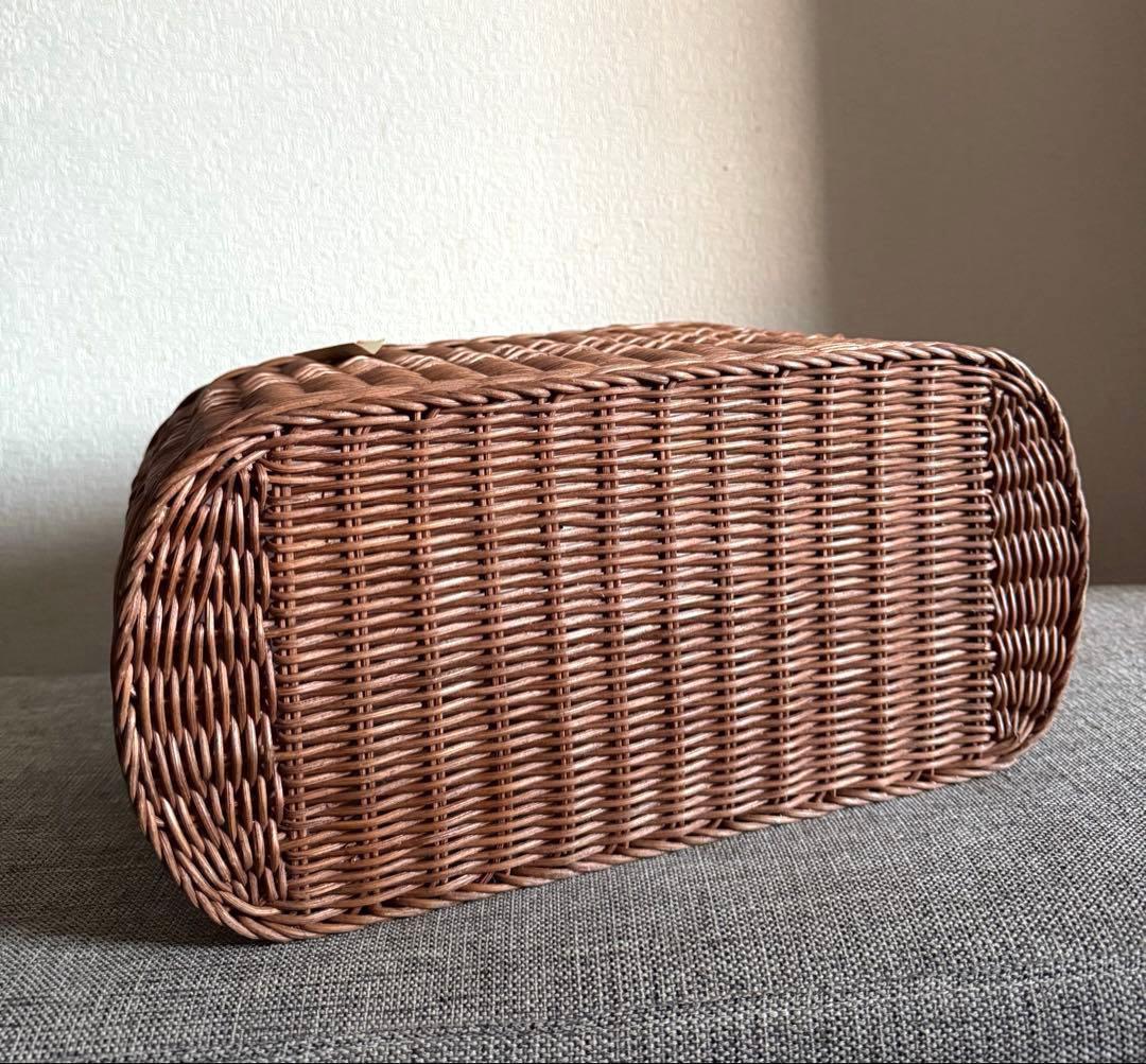 日本製 山形 籐工芸 かごバッグ 籠 バスケット