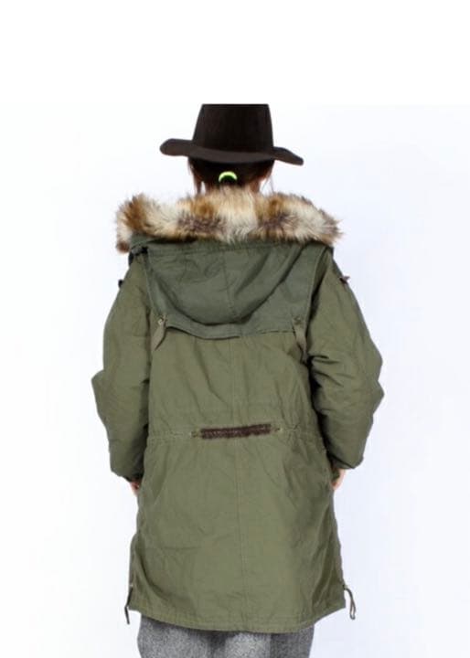 依頼のため値下げしました。新品！RNA /リメイクロングミリタリーコート