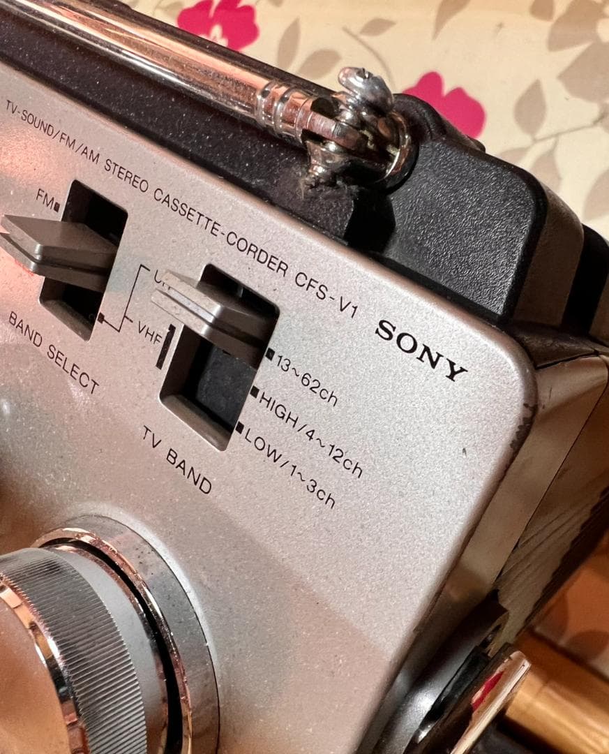 希少 動作良好 SONYラジカセ、ZILBAP、CFS−V1