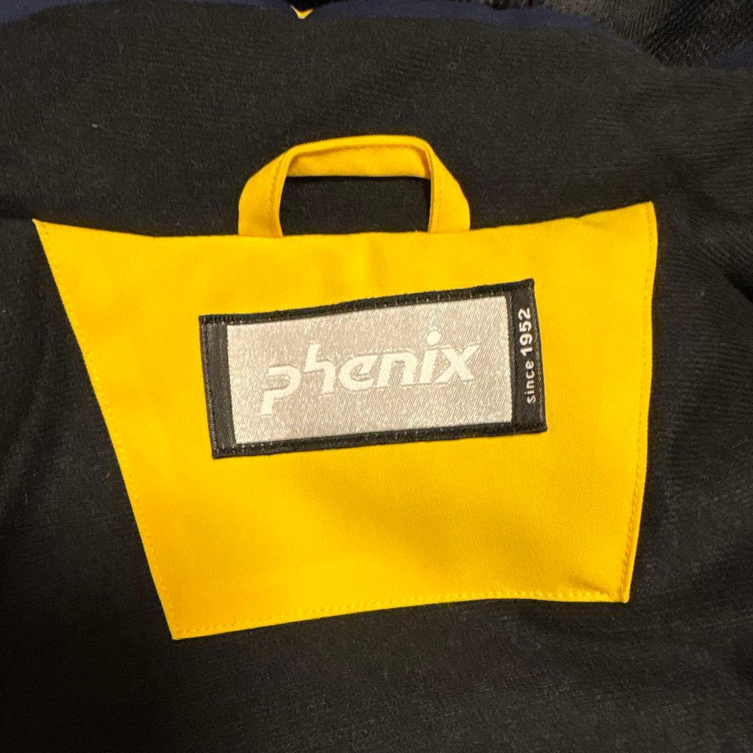Phenix ジュニア150 スキーウェア イエロー/ネイビーPFAG20T00