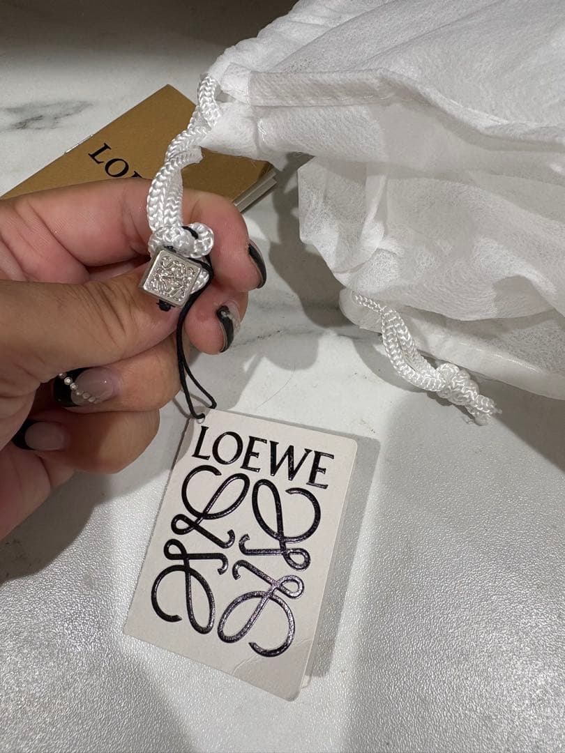 LOEWE かごバッグ ベージュ/ブラウン