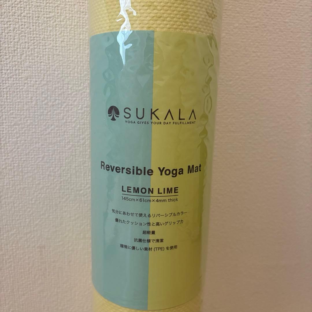 LAVAヨガマットリバーシブルSUKALAヨガマット⭐︎レモンライム