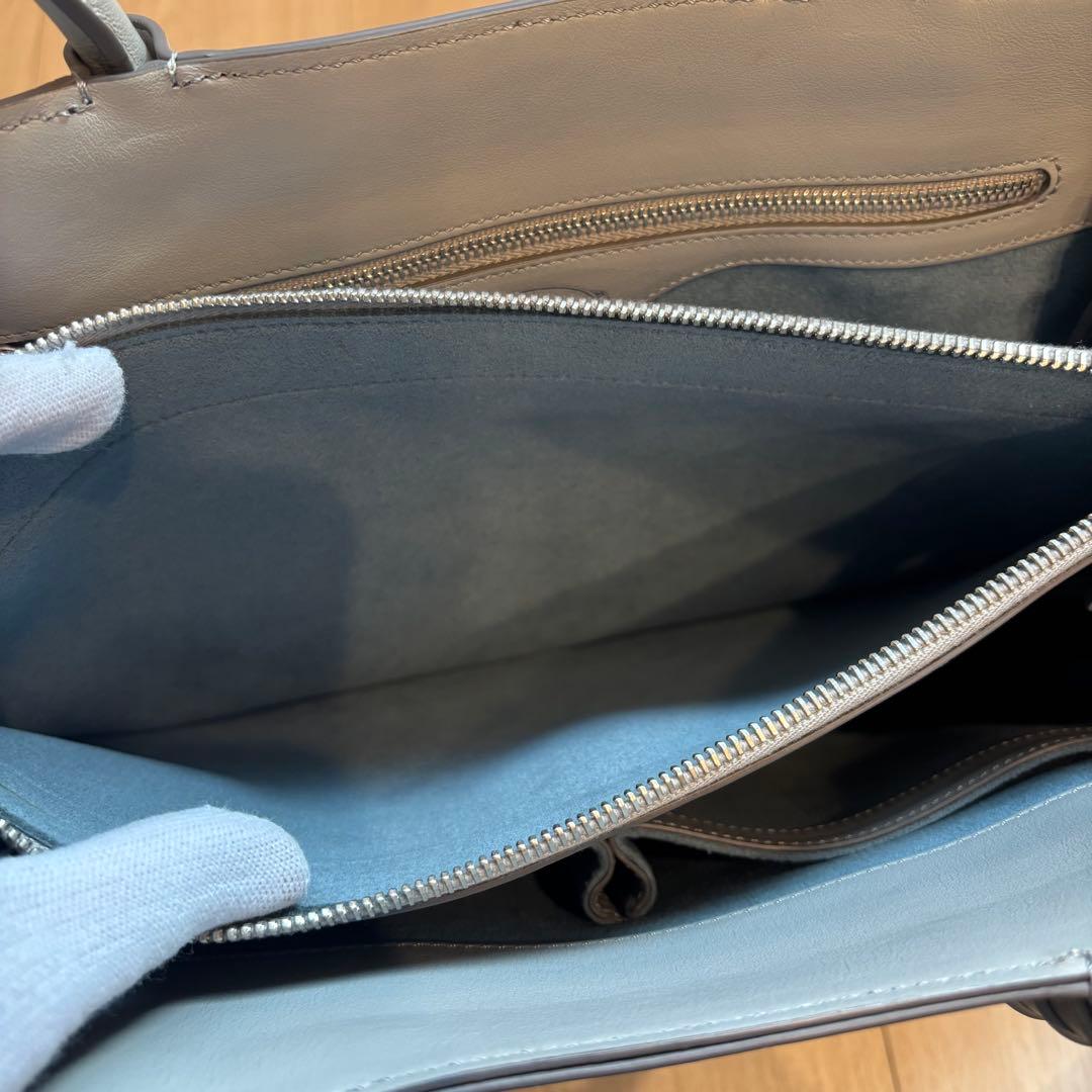 【美品】TOD’S トッズ メディオ　ハンドバッグ 2way タッセル　グレー