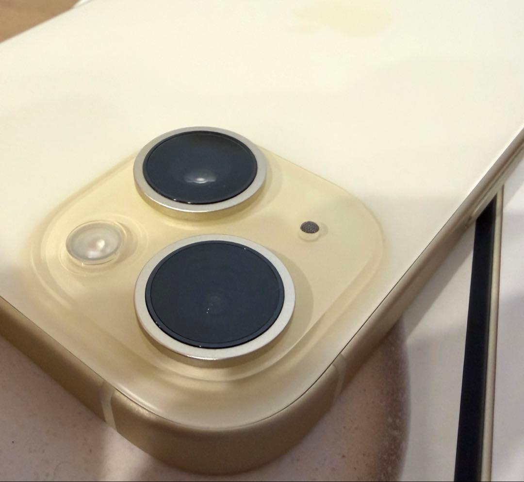 Apple iPhone 15 本体 128gb イエロー　美品