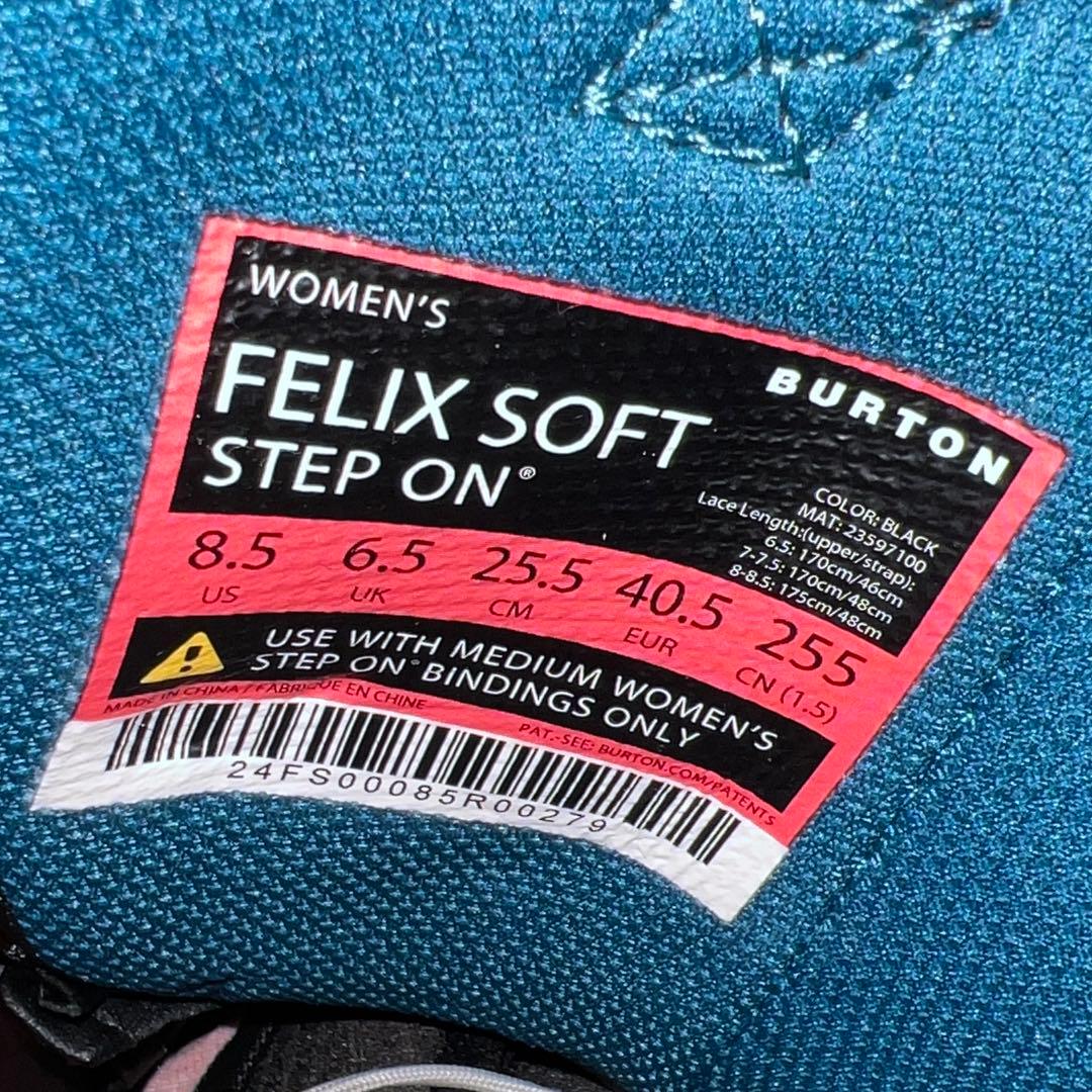 新品未使用 Burton FELIX Step On BOAブーツ 25.5cm