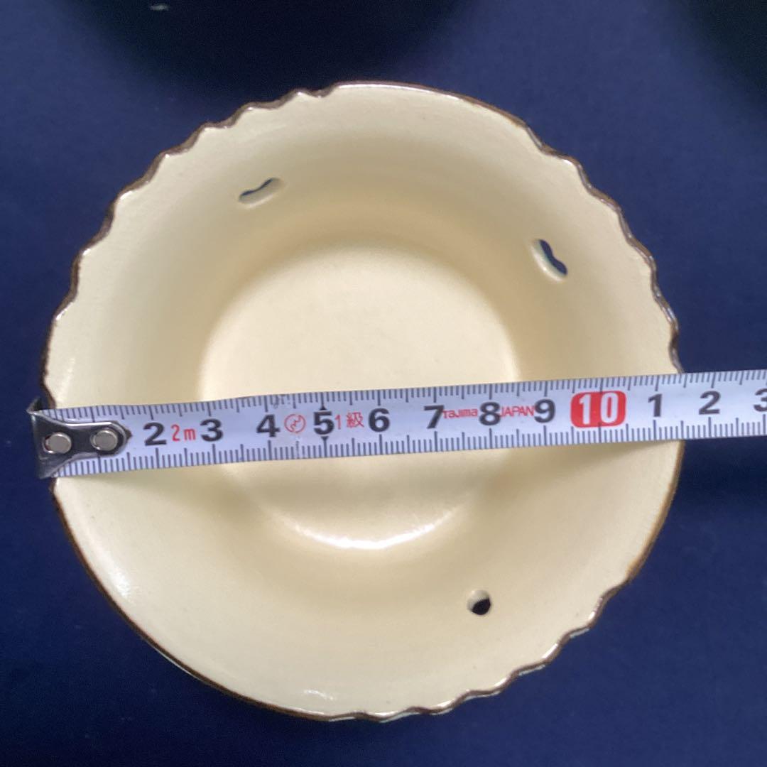 京焼乾山写紫陽花絵向付10客　　新品未使用