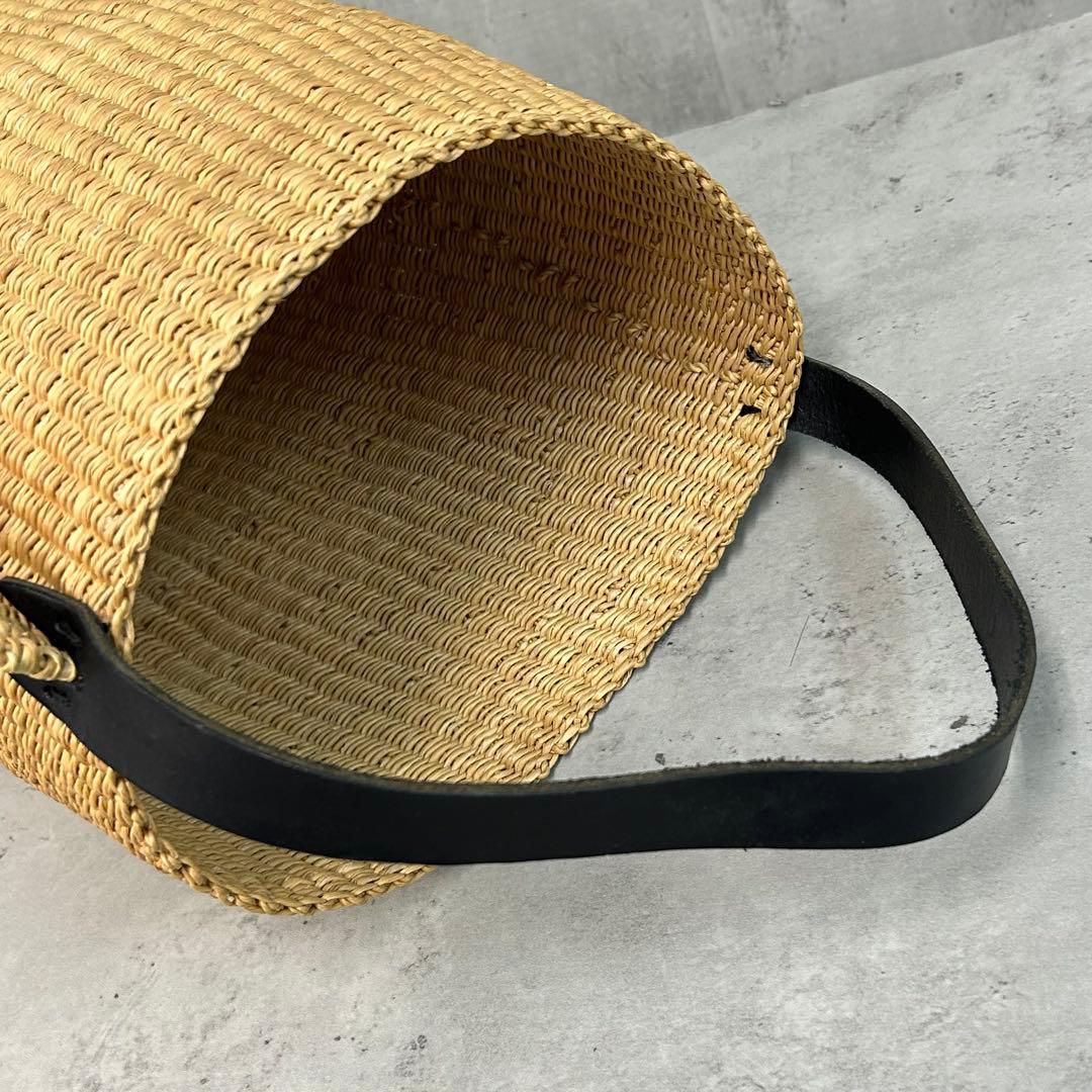 美品 INES BRESSAND RIBBON TAIL バッグ かご バッグ