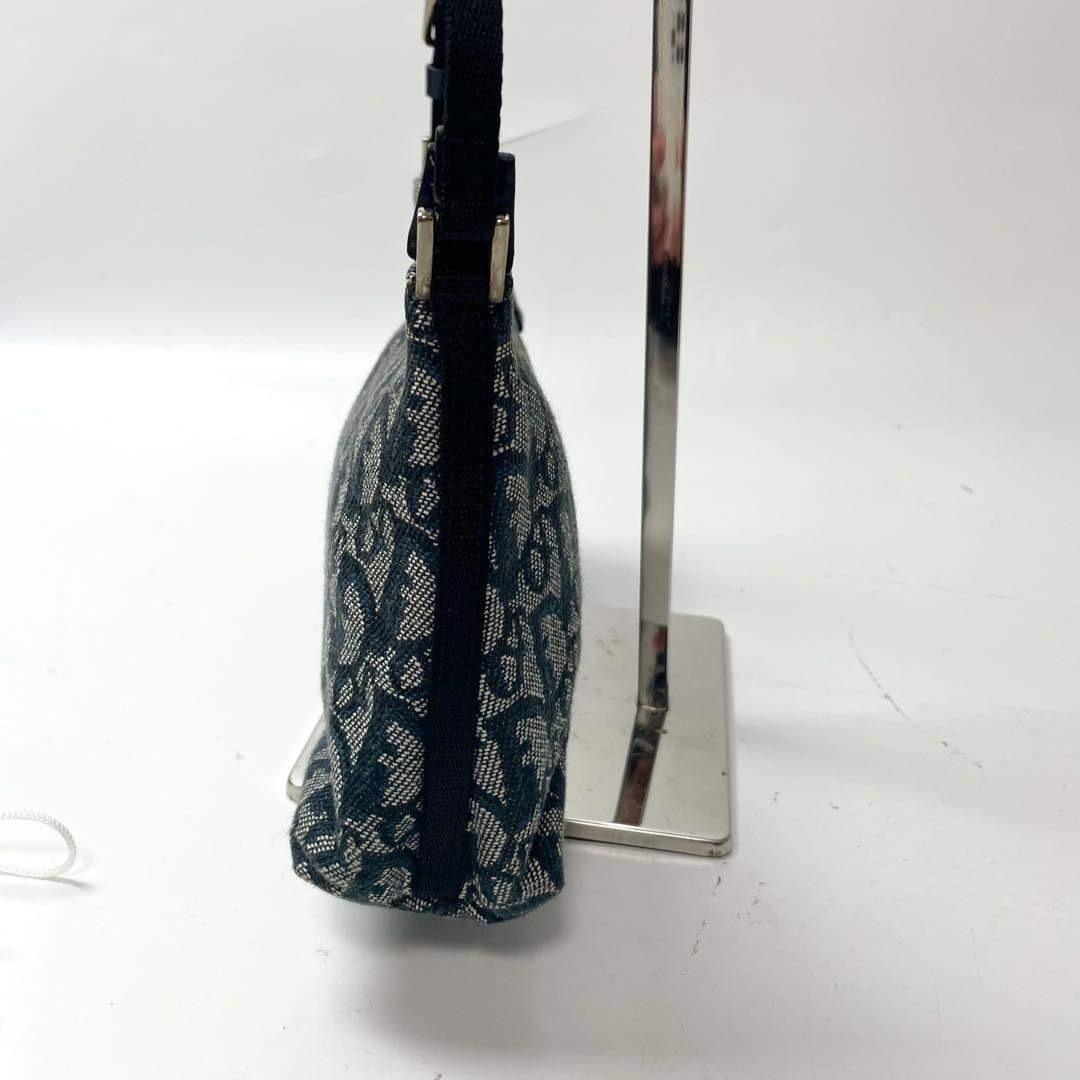 Dior トロッター　キャンバス　ワンショルダーバッグ　ネイビー