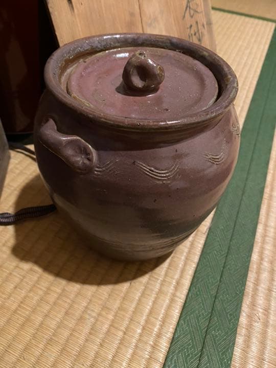骨董品/辰砂水指☆支那焼☆
