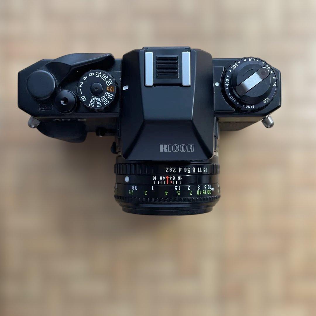 美品 RICOH XR-8 フィルム一眼 箱付 RIKENON 50mm F2