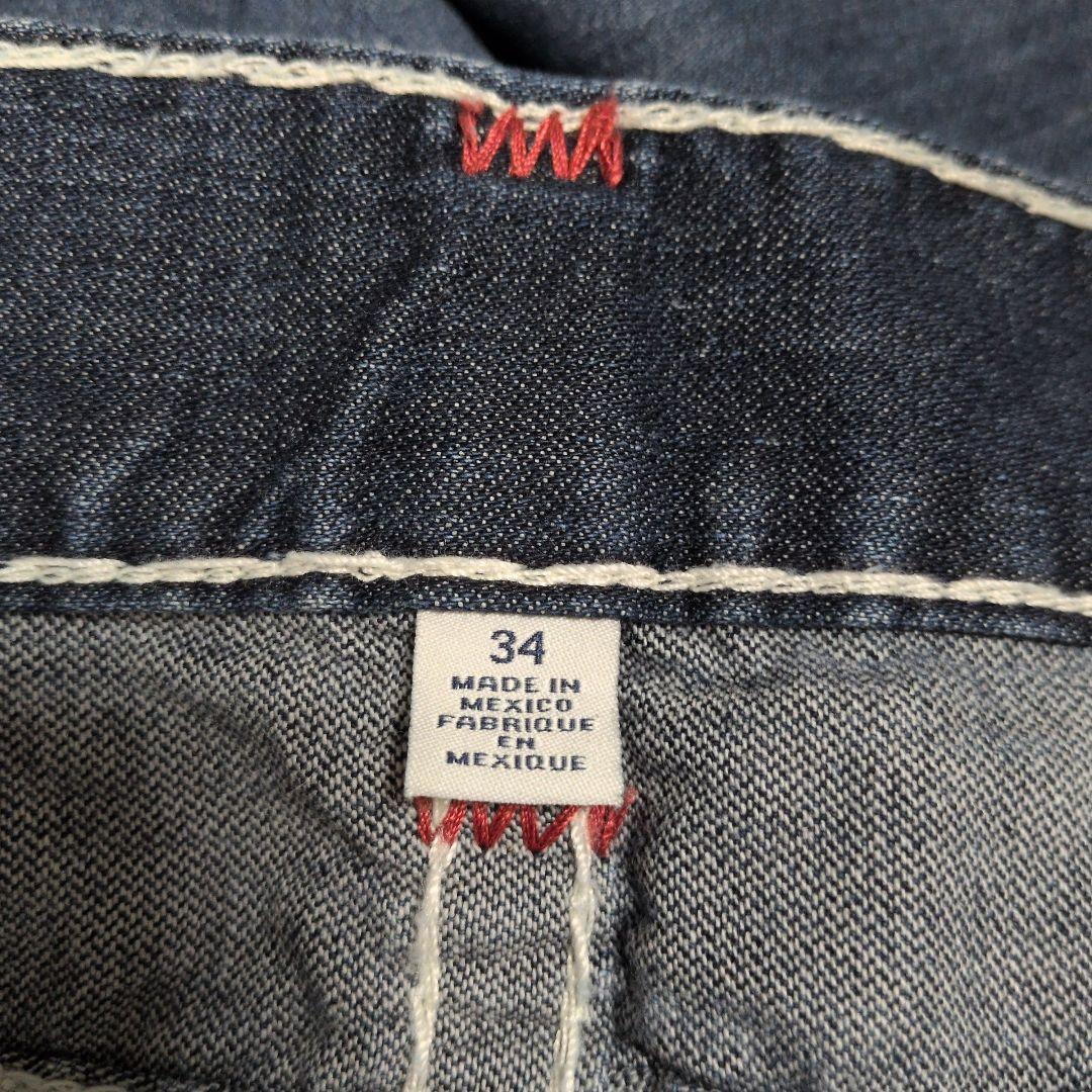 TRUE RELIGION SUPER T ストレートデニム 34