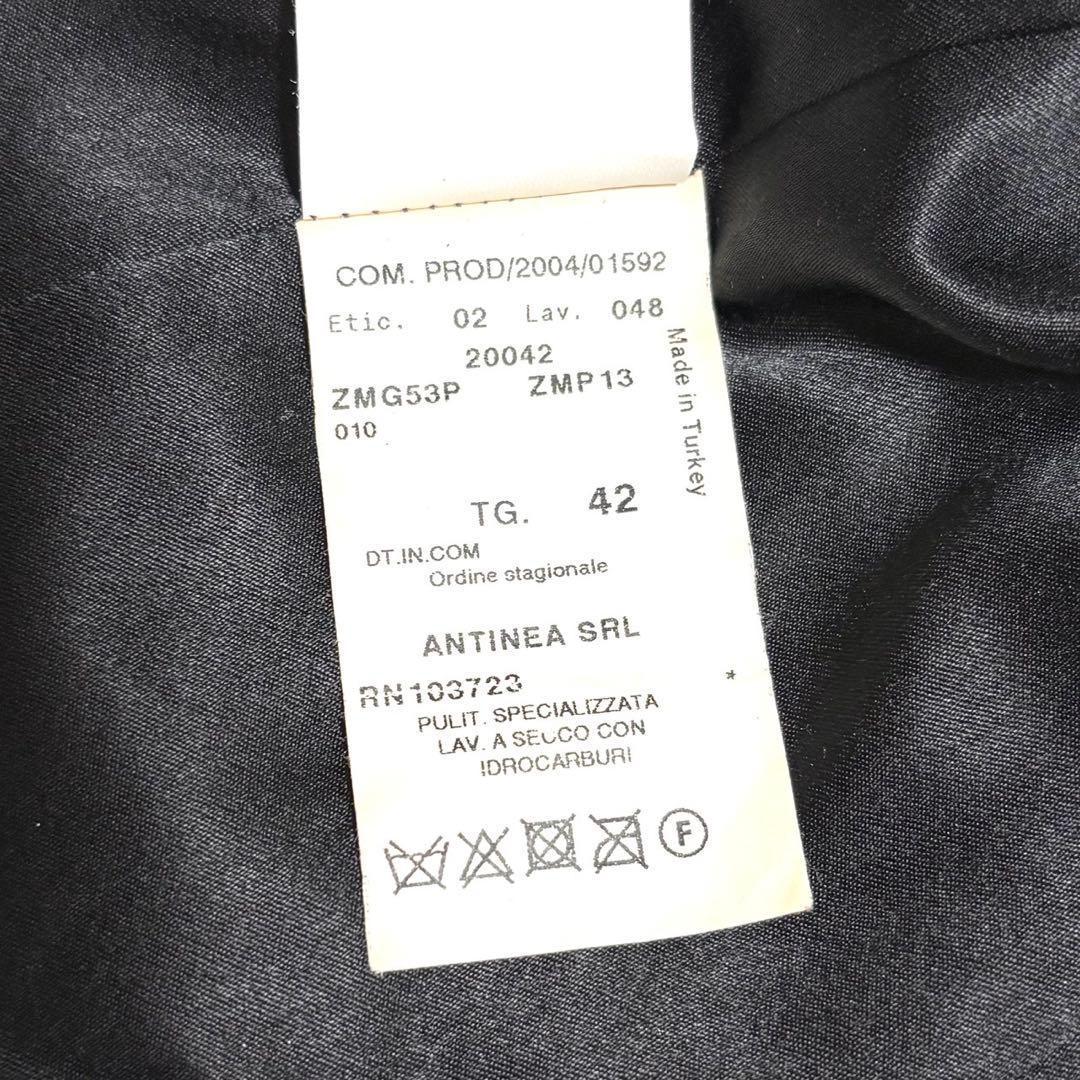 【美品・希少】アルマーニ　コレツォーニ　ライダースジャケット　バイカラー XL