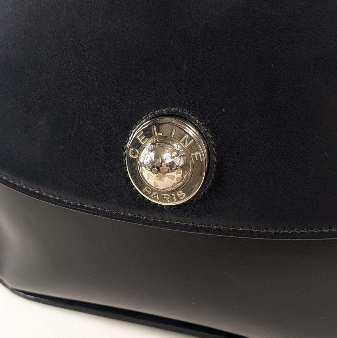 美品　CELINE　セリーヌ　ハンドバッグ　トップハンドル　レザー　スターボール