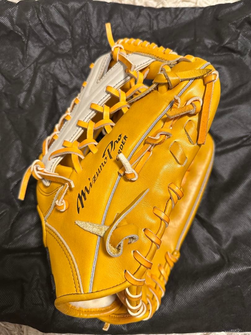 Mizuno Pro 硬式グローブ　外野手用　高橋由伸モデル　耕作印入り　巨人
