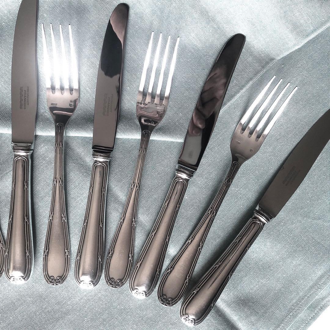 シルバープレート　ナイフフォークセット　フリオネフランソワ社　ヴィンテージ