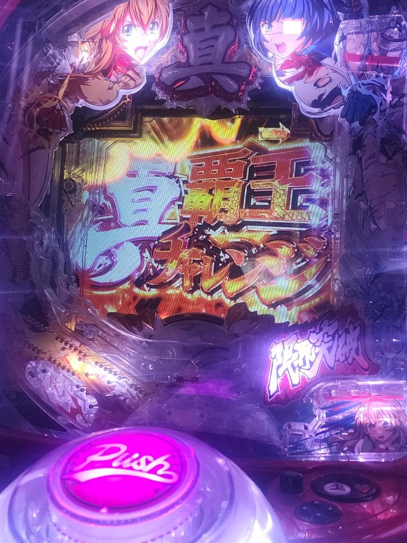 ビ*ズ様 パチンコ実機　P真•一騎当千FM-V 1/319ver 前面操作オート